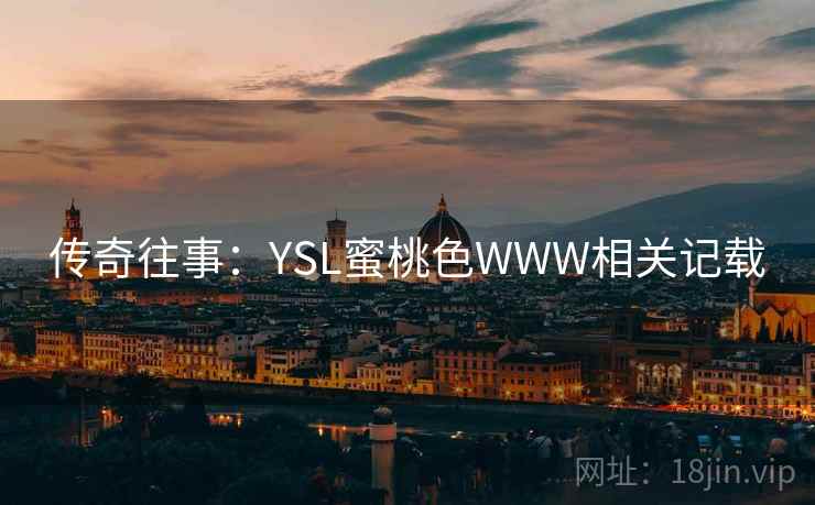 传奇往事：YSL蜜桃色WWW相关记载